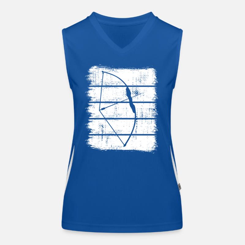 Bogenjagd Funktionelles Kontrast-Tank Top für Frauen
