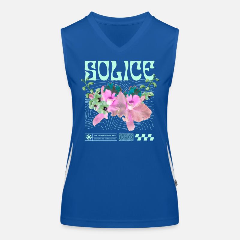 Solice – Tranquillité botanique Débardeur respirant contrasté Femme