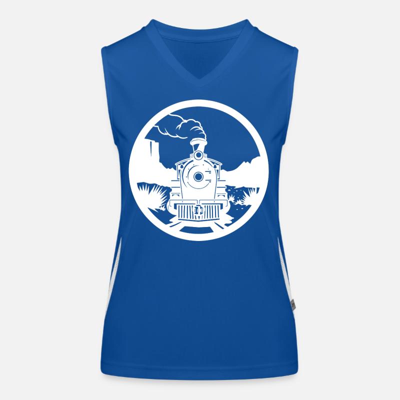 Railway Drawing Women's Functional Contrast Tank Top
