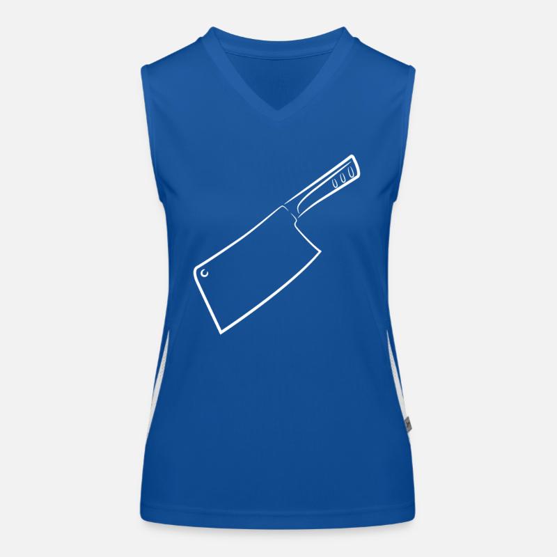 Cleaver Sketch Women's Functional Contrast Tank Top
