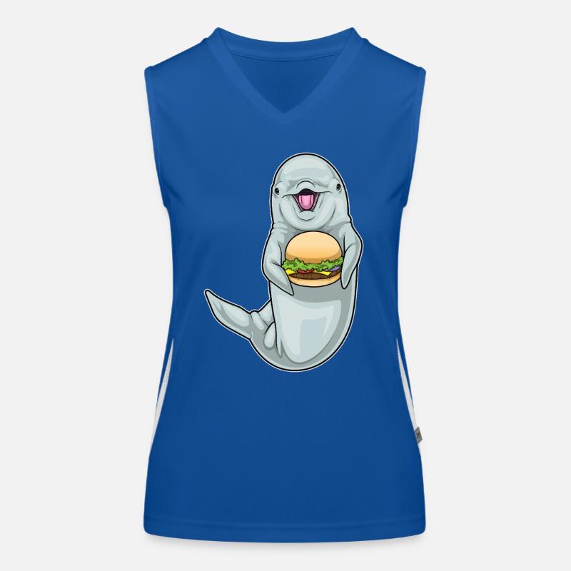 Dolphin Cheeseburger Débardeur respirant contrasté Femme