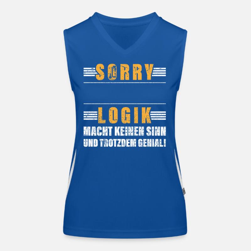 Customizable Profession Logic Name Gift Funny Women's Functional Contrast Tank Top