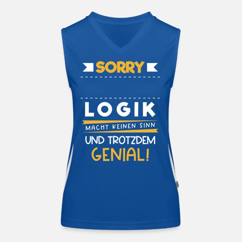 Customizable Profession Logic Name Gift Funny Women's Functional Contrast Tank Top