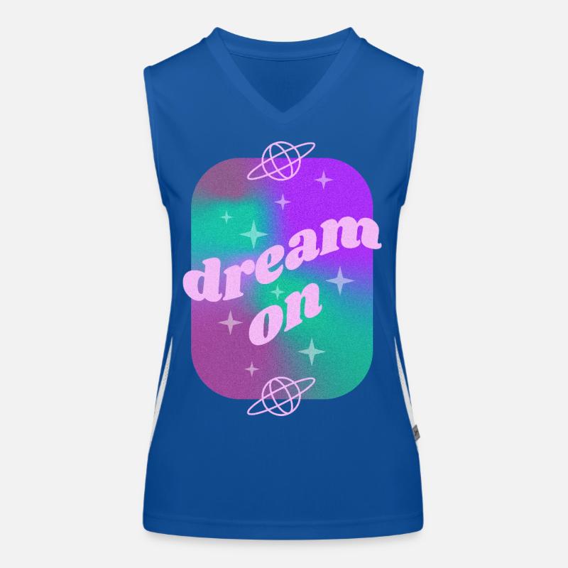 Dream On Cosmic Gradient Funktionelles Kontrast-Tank Top für Frauen
