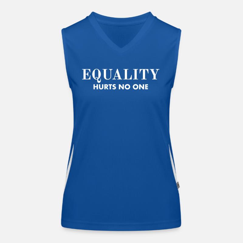Equality Hurts No One Pride Month LGBTQ Funktionelles Kontrast-Tank Top für Frauen
