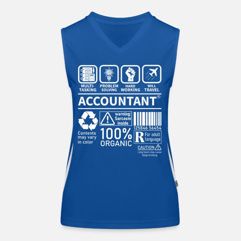 Accountant Multi Tasking Problem Solving Funktionelles Kontrast-Tank Top für Frauen