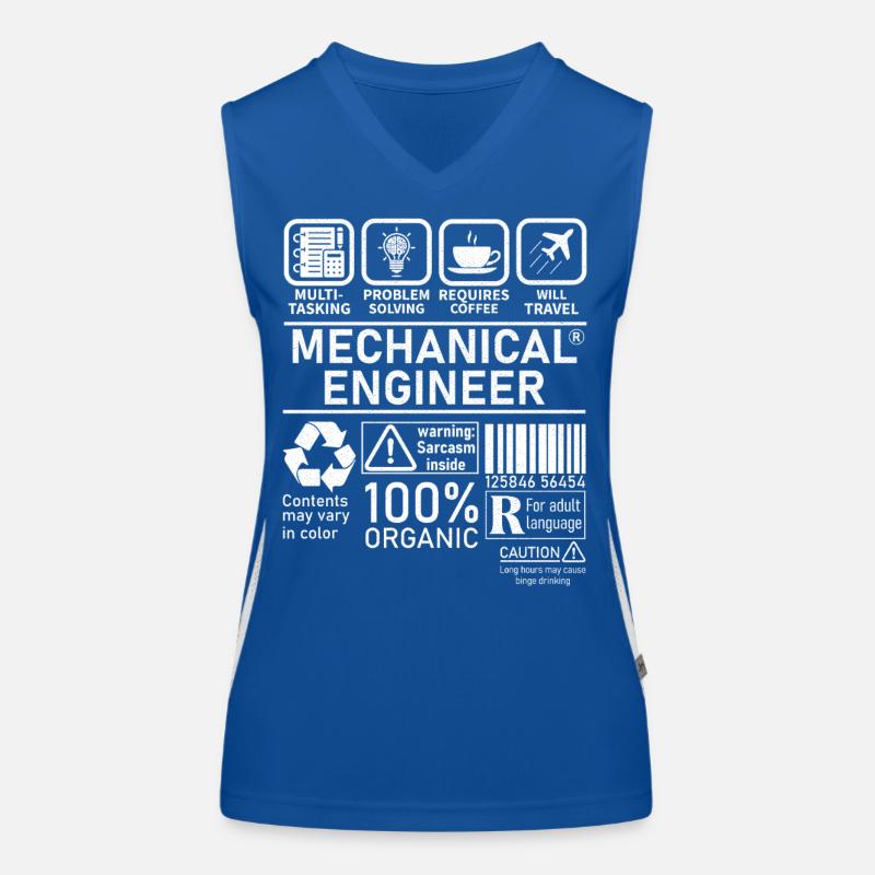 Mechanical Engineer multi tasking problem solving Funktionelles Kontrast-Tank Top für Frauen