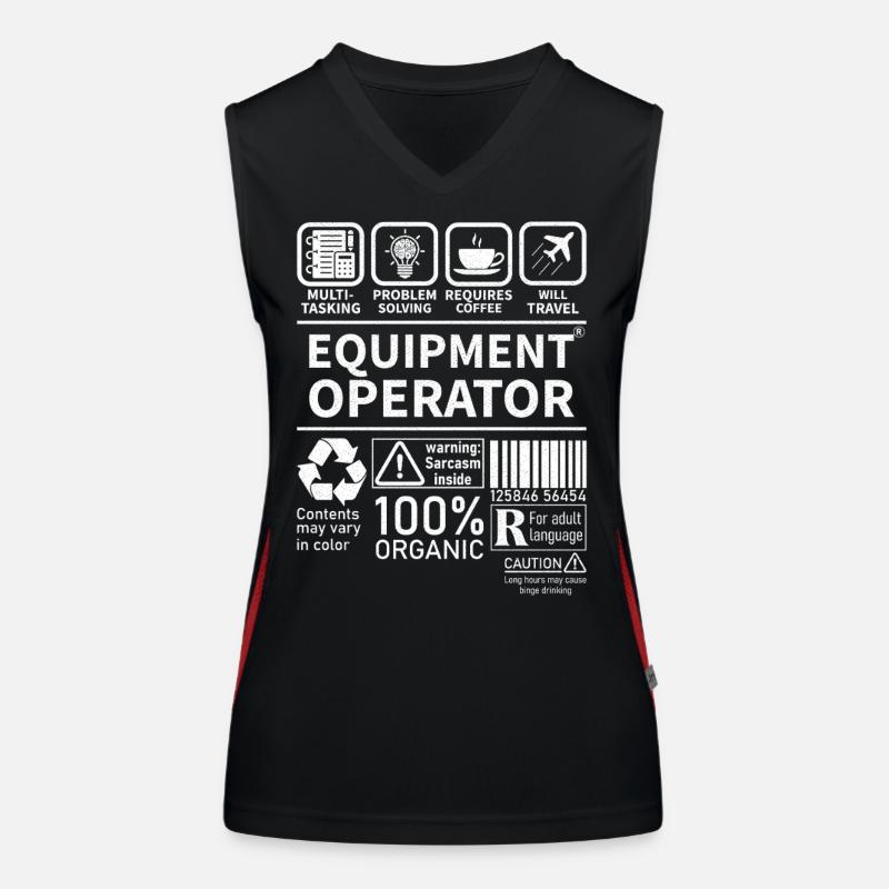 Opérateur d’équipement multitâche résolution de problèmes Débardeur respirant contrasté Femme