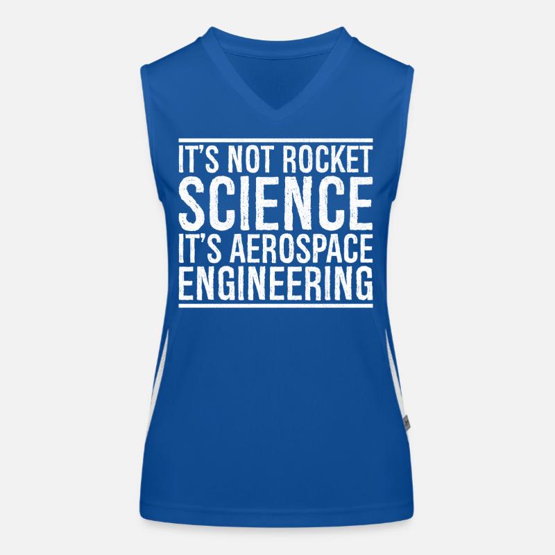 it's not rocket science it s aerospace engineering Funktionelles Kontrast-Tank Top für Frauen