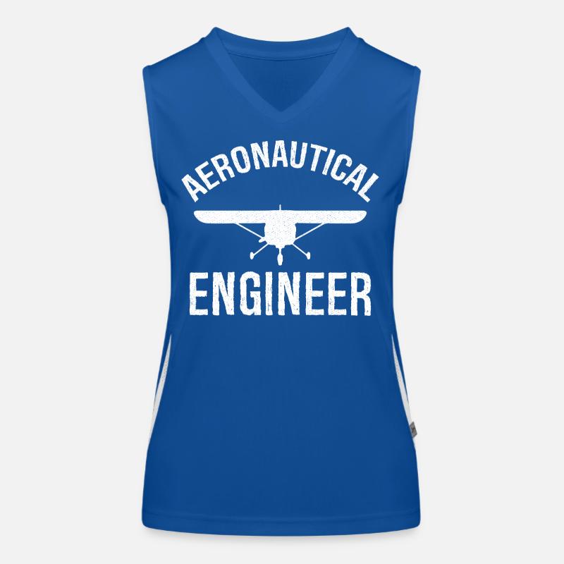 Aeronautical Engineer Funktionelles Kontrast-Tank Top für Frauen