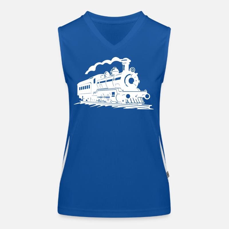 Chemin de fer Débardeur respirant contrasté Femme