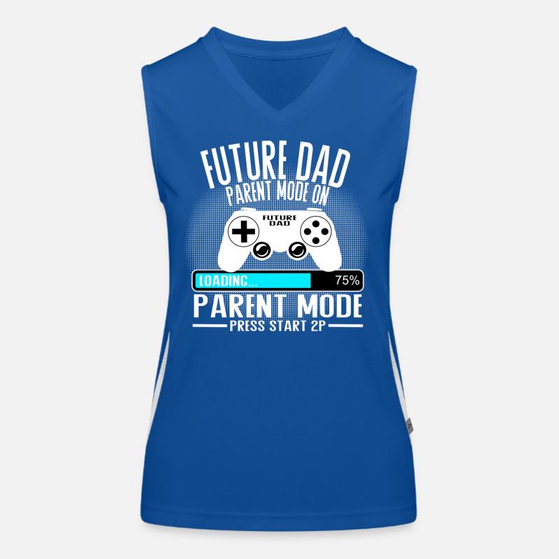 Future Dad – Parent Mode On Funktionelles Kontrast-Tank Top für Frauen