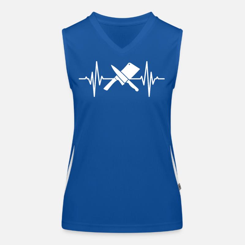 Cleaver pulse rate Women's Functional Contrast Tank Top