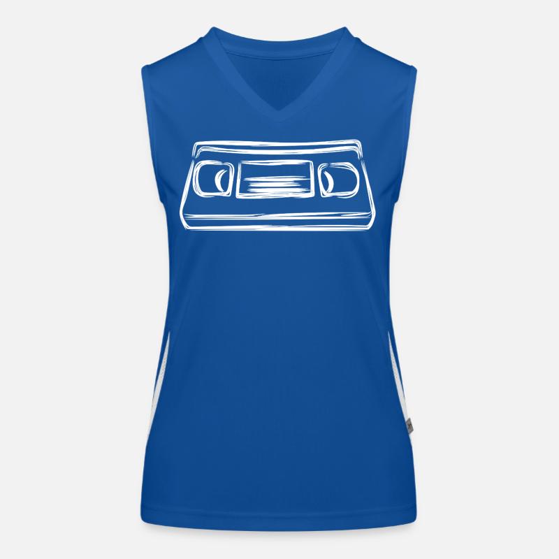 Video Cassette Women's Functional Contrast Tank Top