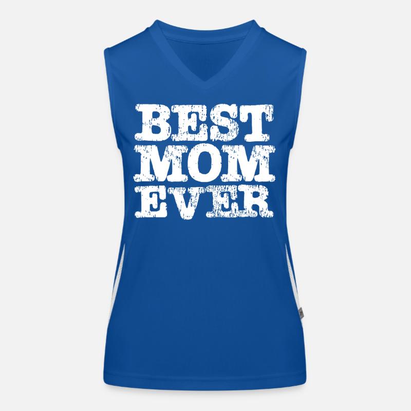 Best MOM Ever Funktionelles Kontrast-Tank Top für Frauen