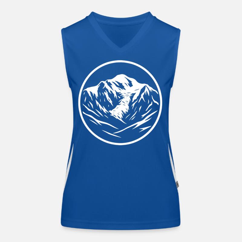 Mont Blanc Funktionelles Kontrast-Tank Top für Frauen