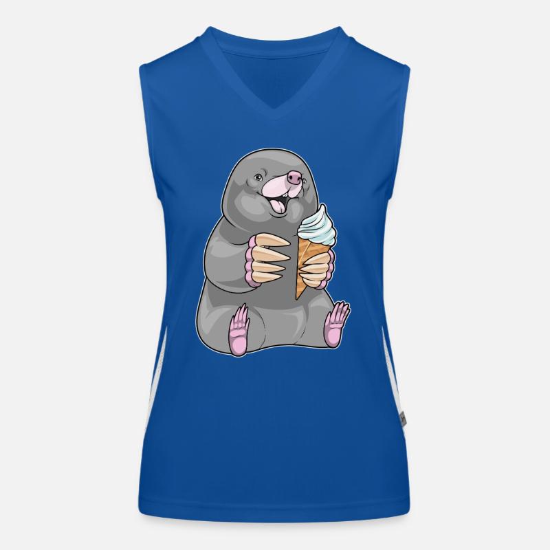 Mole Waffle Cream Women's Functional Contrast Tank Top