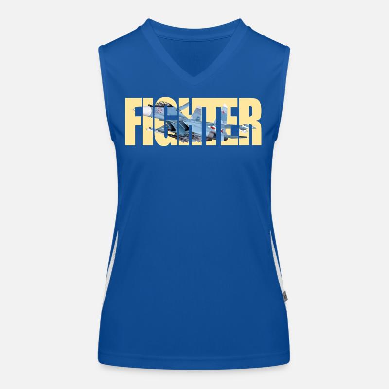 Fighter Su-30SM Funktionelles Kontrast-Tank Top für Frauen