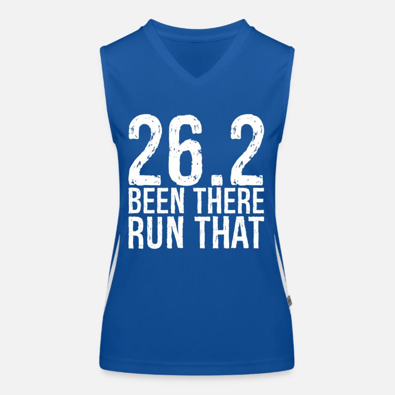 26 been there run that Women's Functional Contrast Tank Top