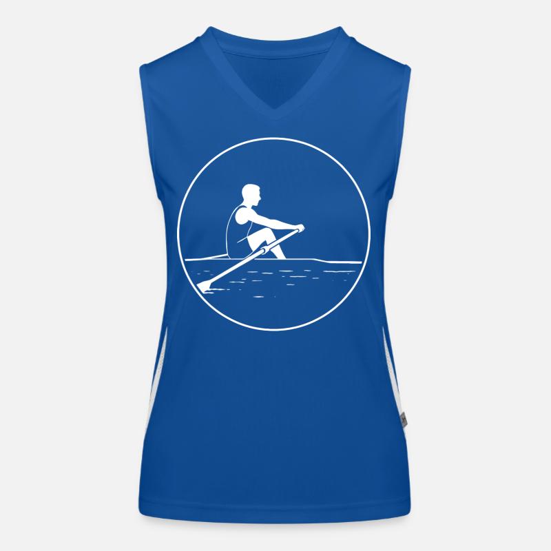 Kraft der Stille Funktionelles Kontrast-Tank Top für Frauen
