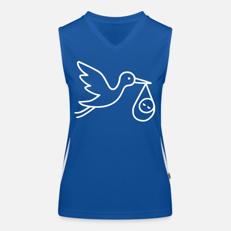 Arrivée minimale de bébé Débardeur respirant contrasté Femme