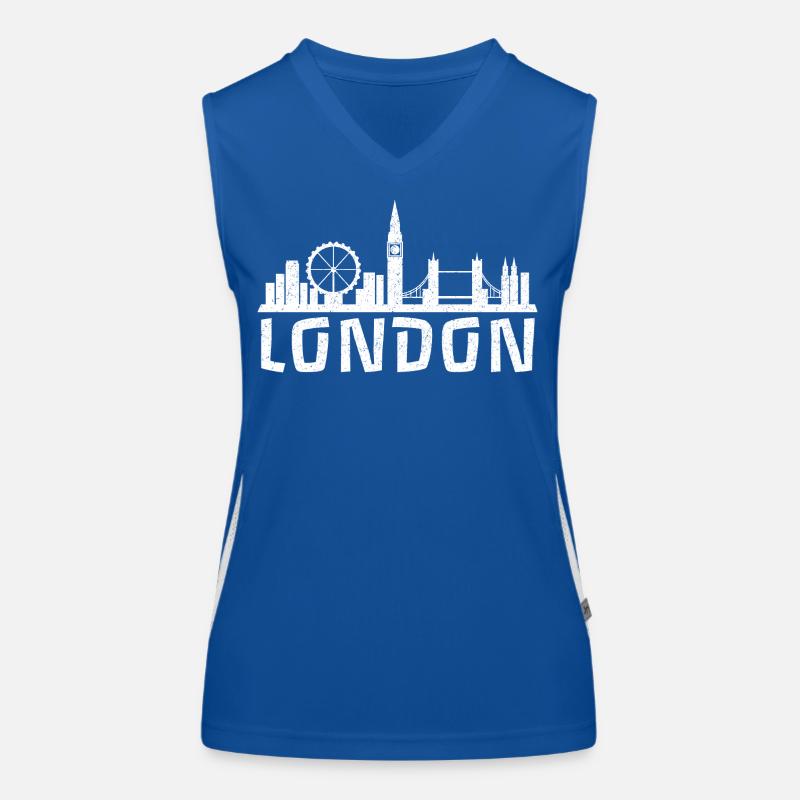 London Calling Women's Functional Contrast Tank Top