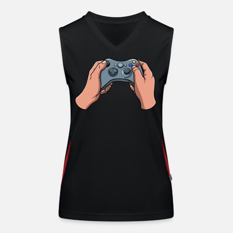 Gamer Controller Women's Functional Contrast Tank Top