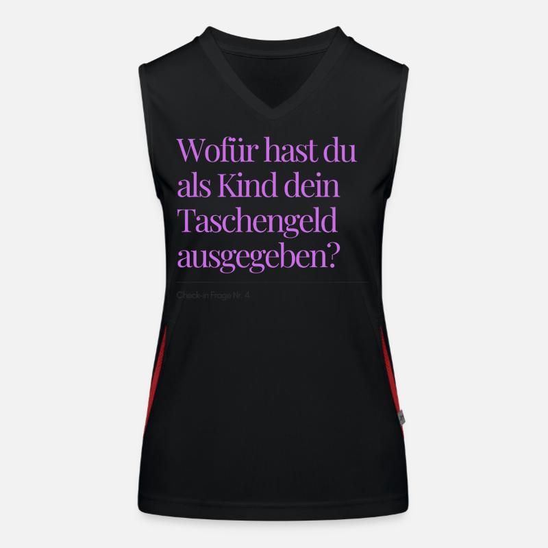 Check-in question no. 4 Women's Functional Contrast Tank Top