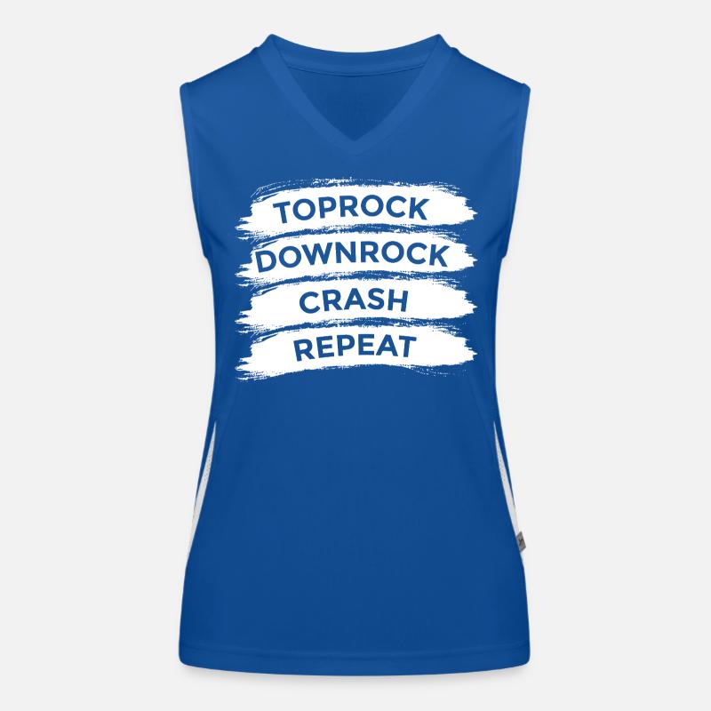 Breakdance Techniken Funktionelles Kontrast-Tank Top für Frauen