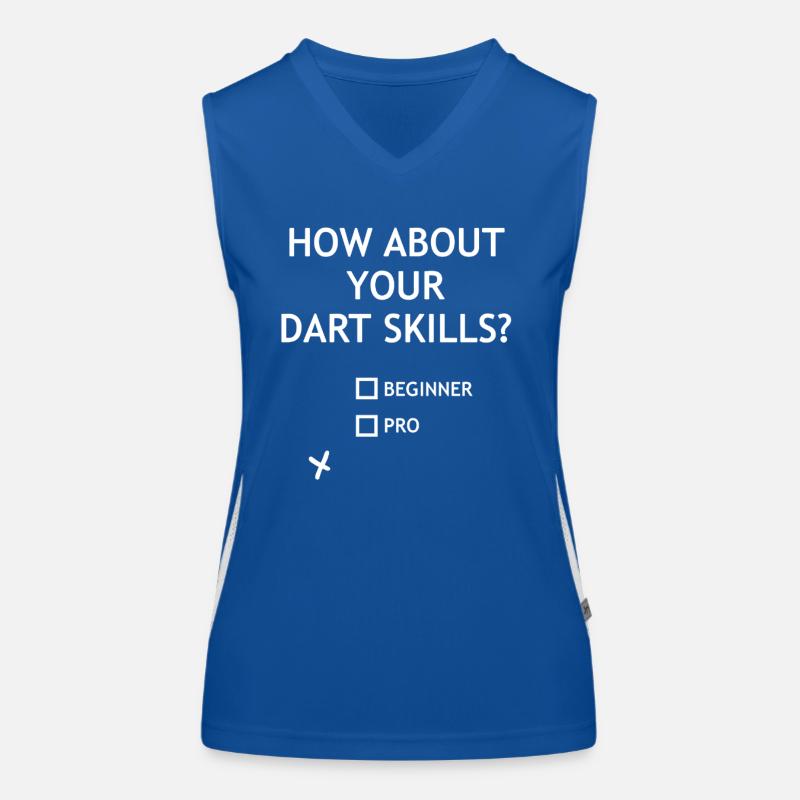 Dart Fail Check Funktionelles Kontrast-Tank Top für Frauen