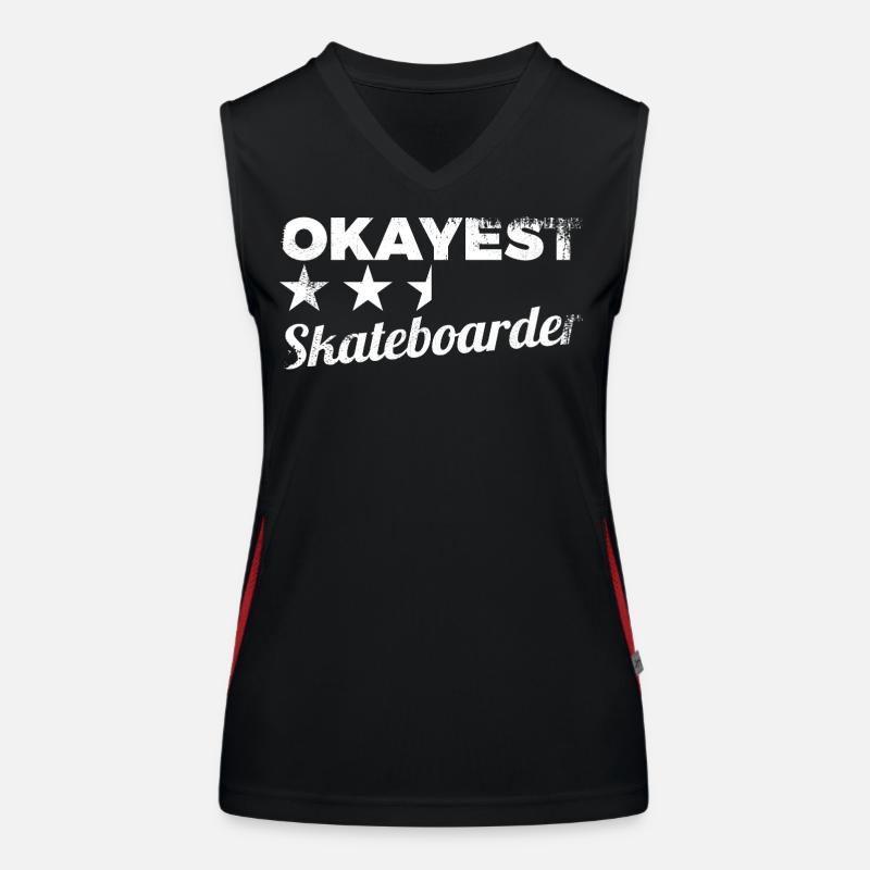 Average skateboarder Women's Functional Contrast Tank Top