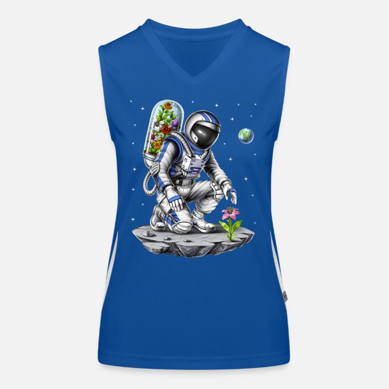 Botaniste astronaute spatial Débardeur respirant contrasté Femme
