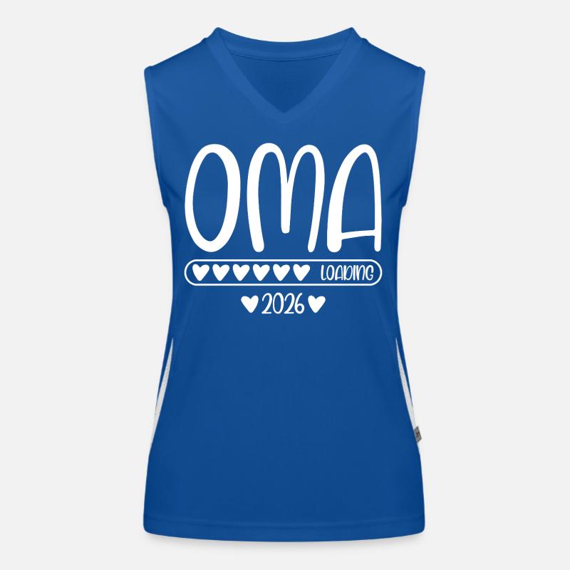 Oma 2026 loading Funktionelles Kontrast-Tank Top für Frauen