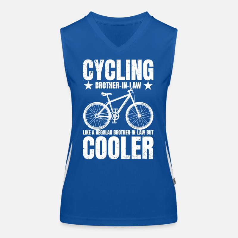 Cyclisme Beau-frère Cycliste Cycliste Débardeur respirant contrasté Femme