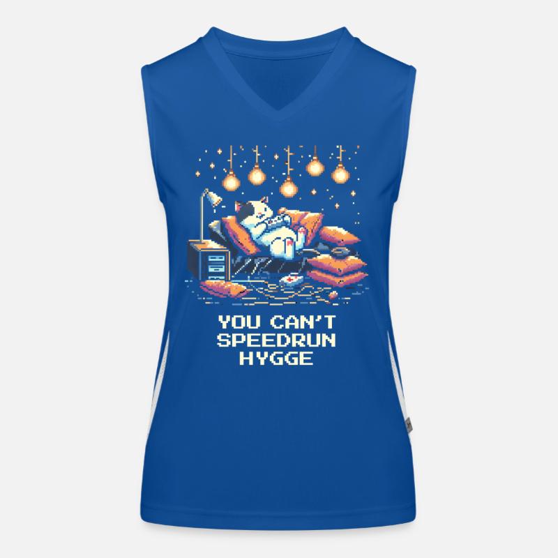 Kein Speedrun bei Hygge Funktionelles Kontrast-Tank Top für Frauen