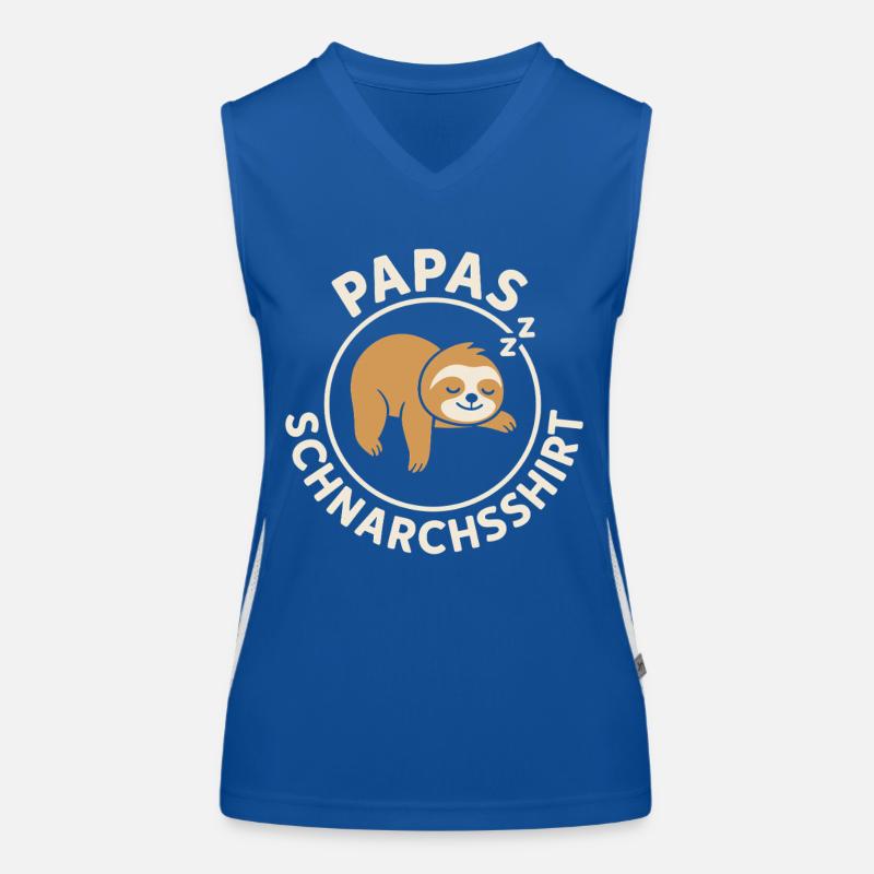 Vaterschaft PAPAS SCHNARCHSSHIRT LUSTIG Funktionelles Kontrast-Tank Top für Frauen