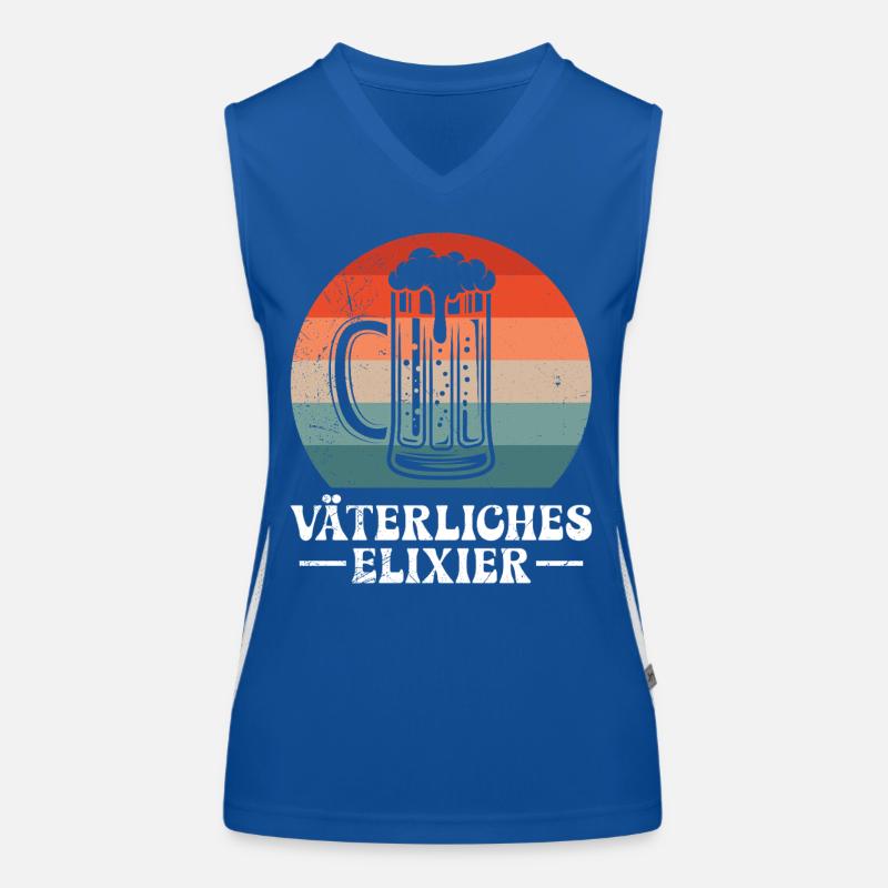 Paternité ÉLIXIR PATERNAIRE Drôle Débardeur respirant contrasté Femme