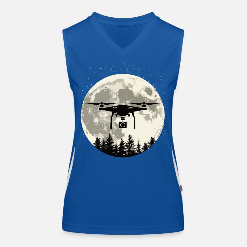 Drone Full Moon Women's Functional Contrast Tank Top