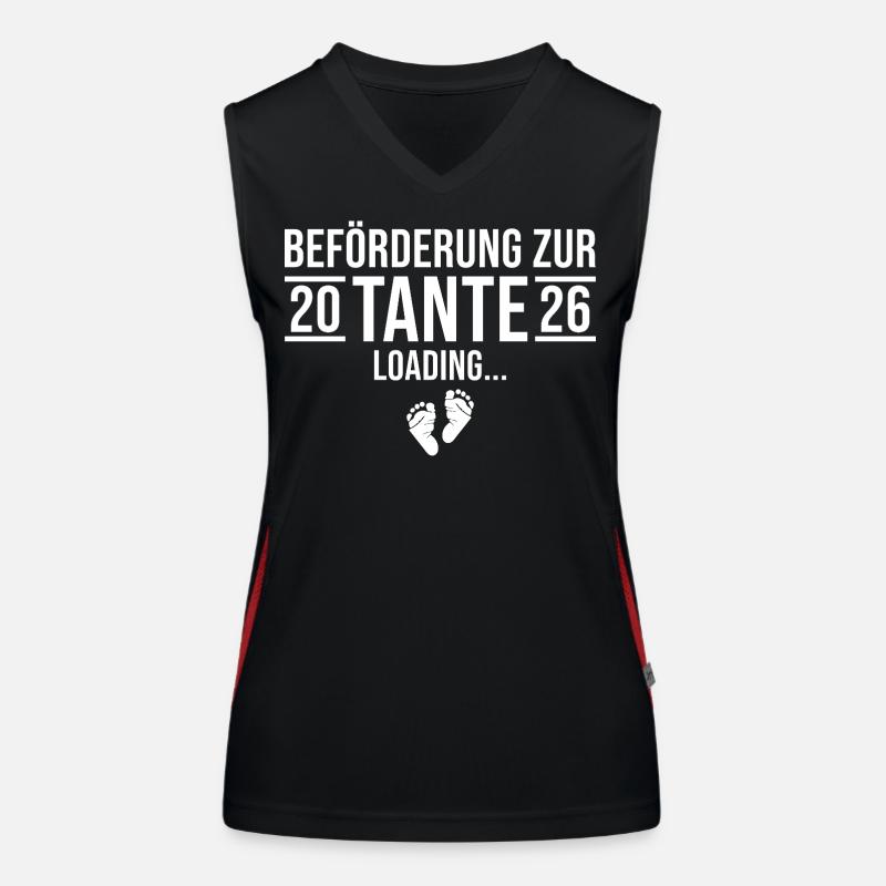 Aunt 2026 loading - Future godmother Women's Functional Contrast Tank Top