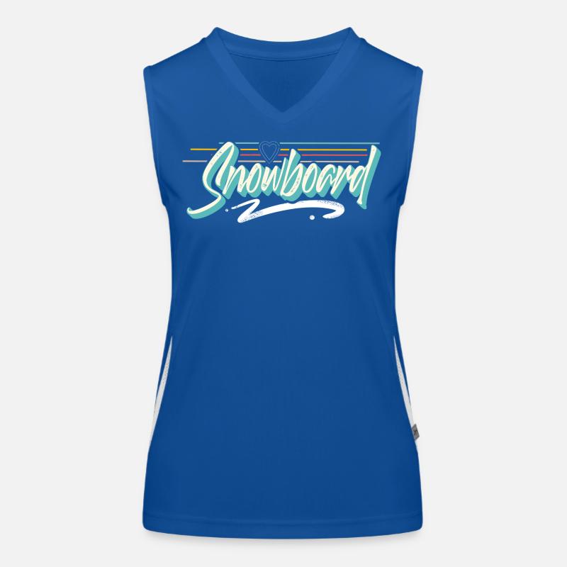 Snowboard Funktionelles Kontrast-Tank Top für Frauen