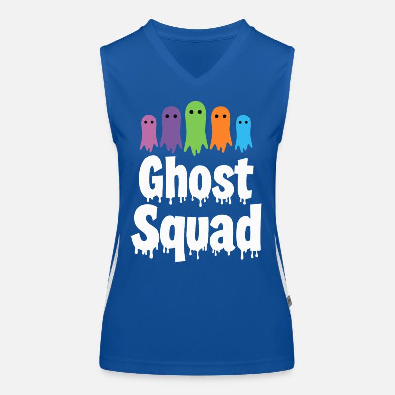 Ghost Squad - Halloween Geister Spruch Funktionelles Kontrast-Tank Top für Frauen