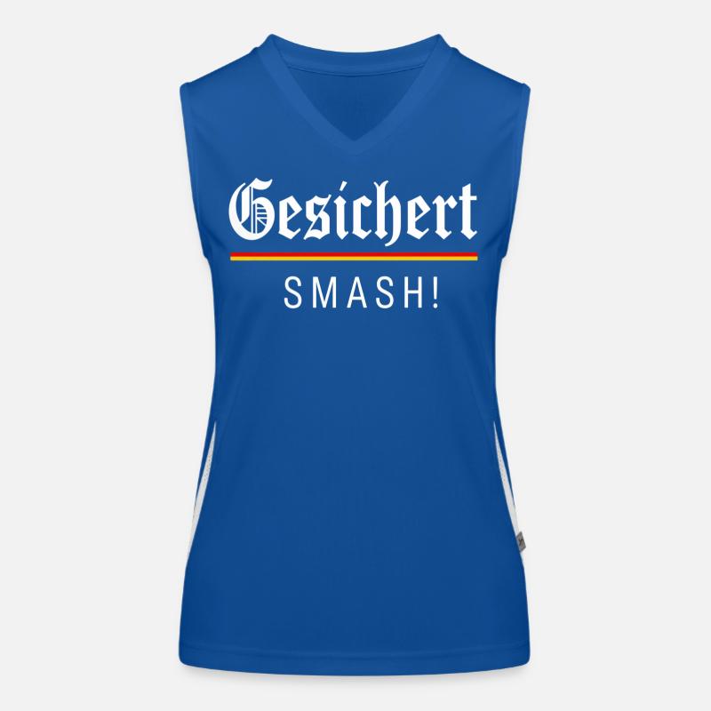 Secured SMASH! Germany Women's Functional Contrast Tank Top