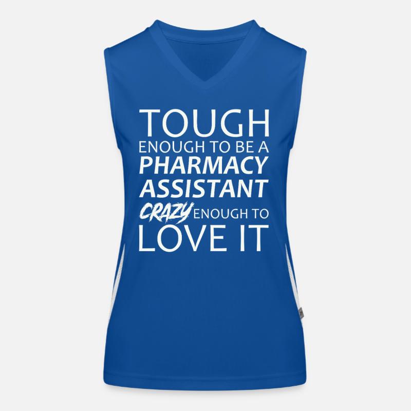 Pharmacy assistant Crazy Women's Functional Contrast Tank Top