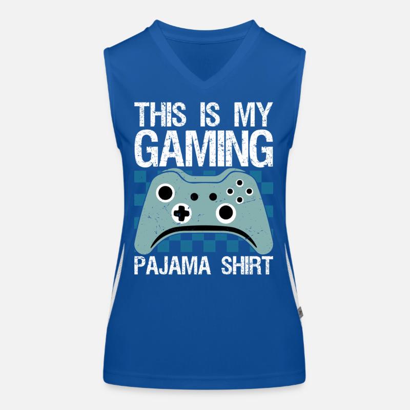 C’est mon jeu Chemise de pyjama Drôle Jeu vidéo Débardeur respirant contrasté Femme