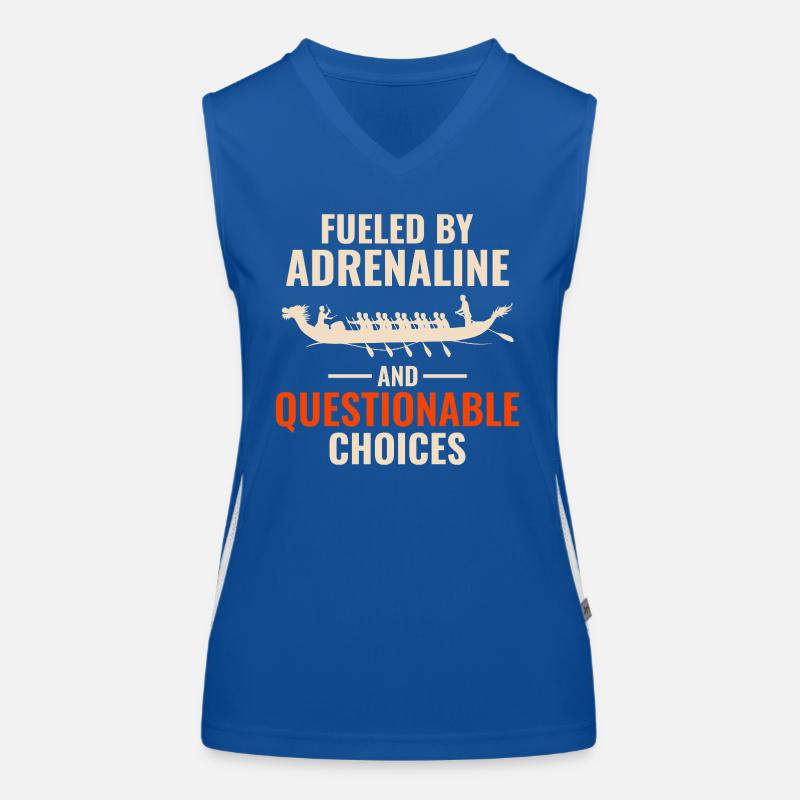 Drachenboot-Renngeist Funktionelles Kontrast-Tank Top für Frauen