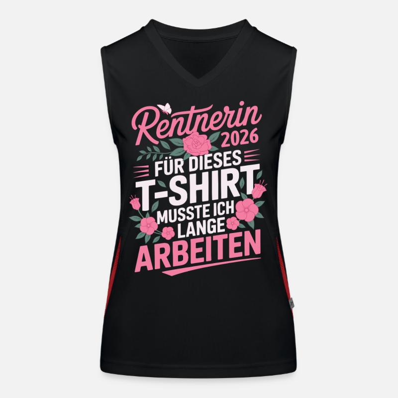Retraité 2026 Débardeur respirant contrasté Femme