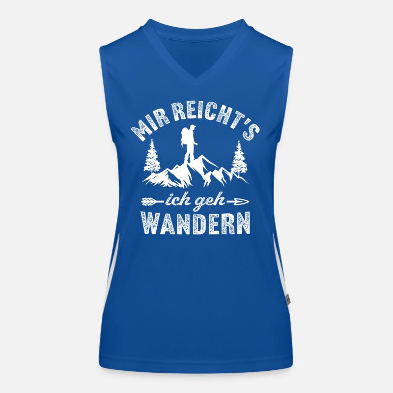 I've had enough of going hiking Women's Functional Contrast Tank Top
