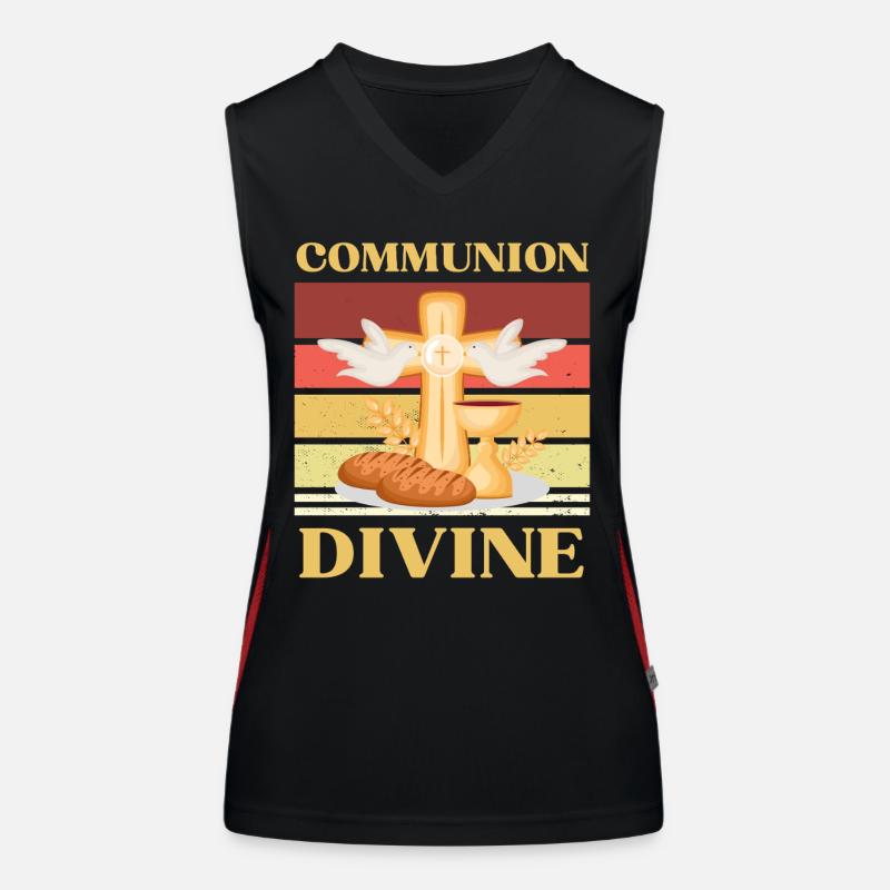 COMMUNION  DIVINE  - PREMIERE COMMUNION Débardeur respirant contrasté Femme