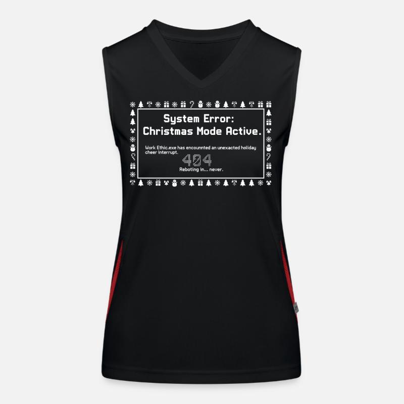 Mode Noël Actif Débardeur respirant contrasté Femme