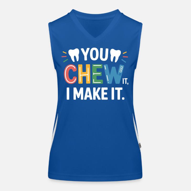 Dentalkeramik Techniker Kunst Funktionelles Kontrast-Tank Top für Frauen